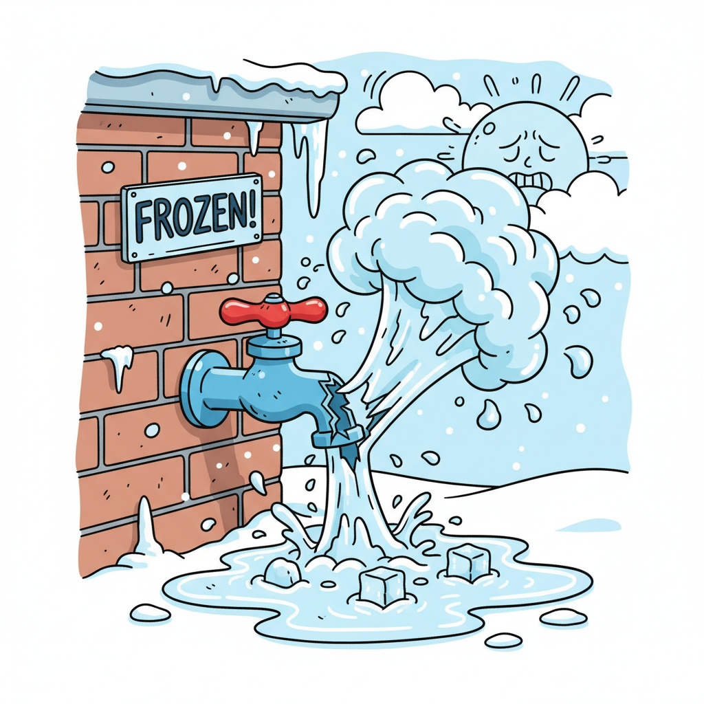 Outside faucets